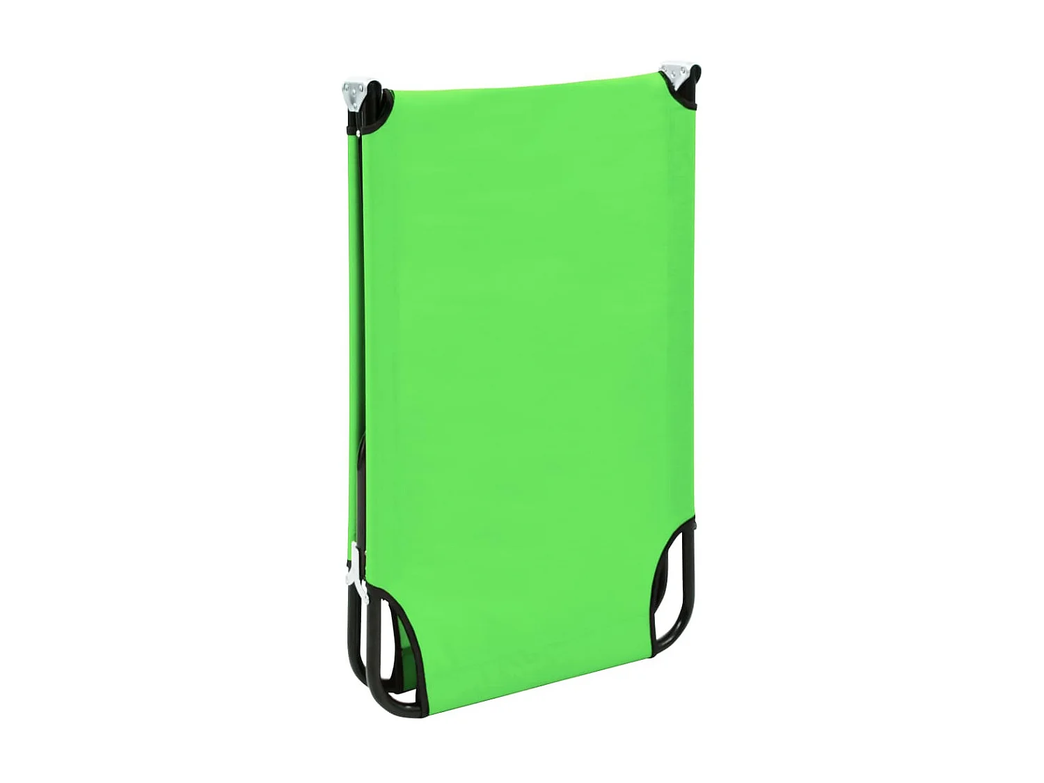 Chaise longue pliable Acier Vert