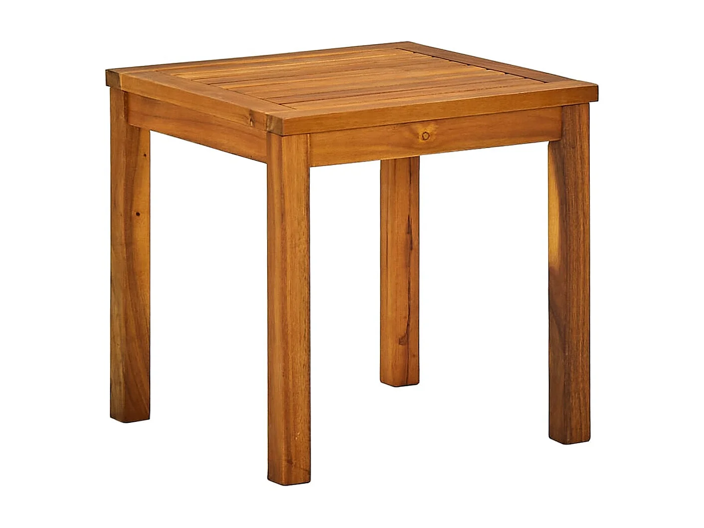 Loungestoel met tafel Massief acaciahout en textiel