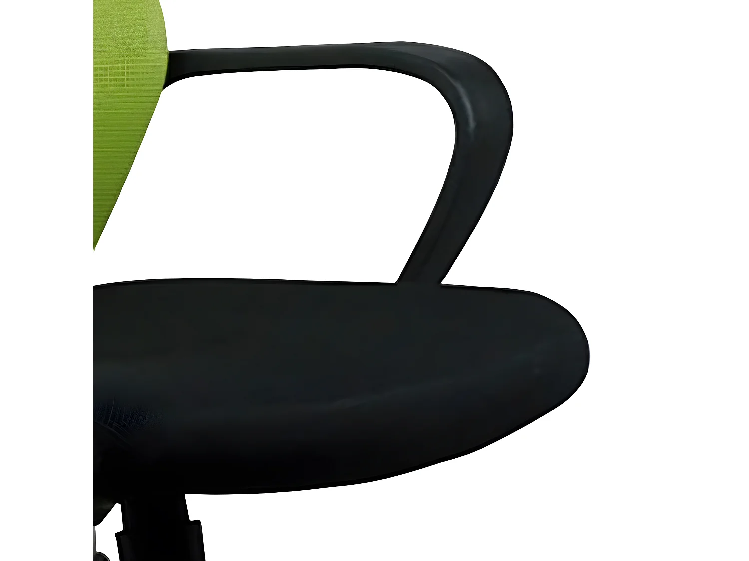 Fauteuil de bureau vert noir dossier souple et assise réglable - SKILL