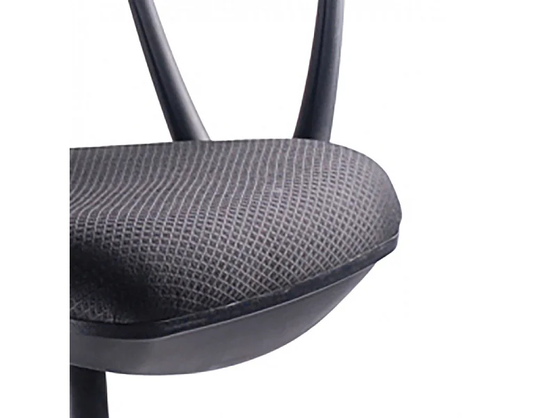 Fauteuil de bureau noir réglable et inclinable avec roulettes - DESK