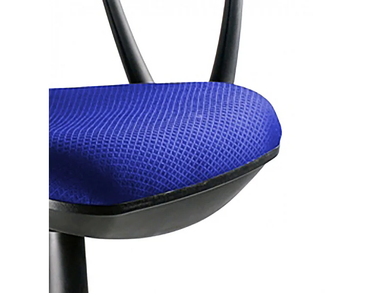 Fauteuil de bureau bleu réglable et inclinable avec roulettes - DESK