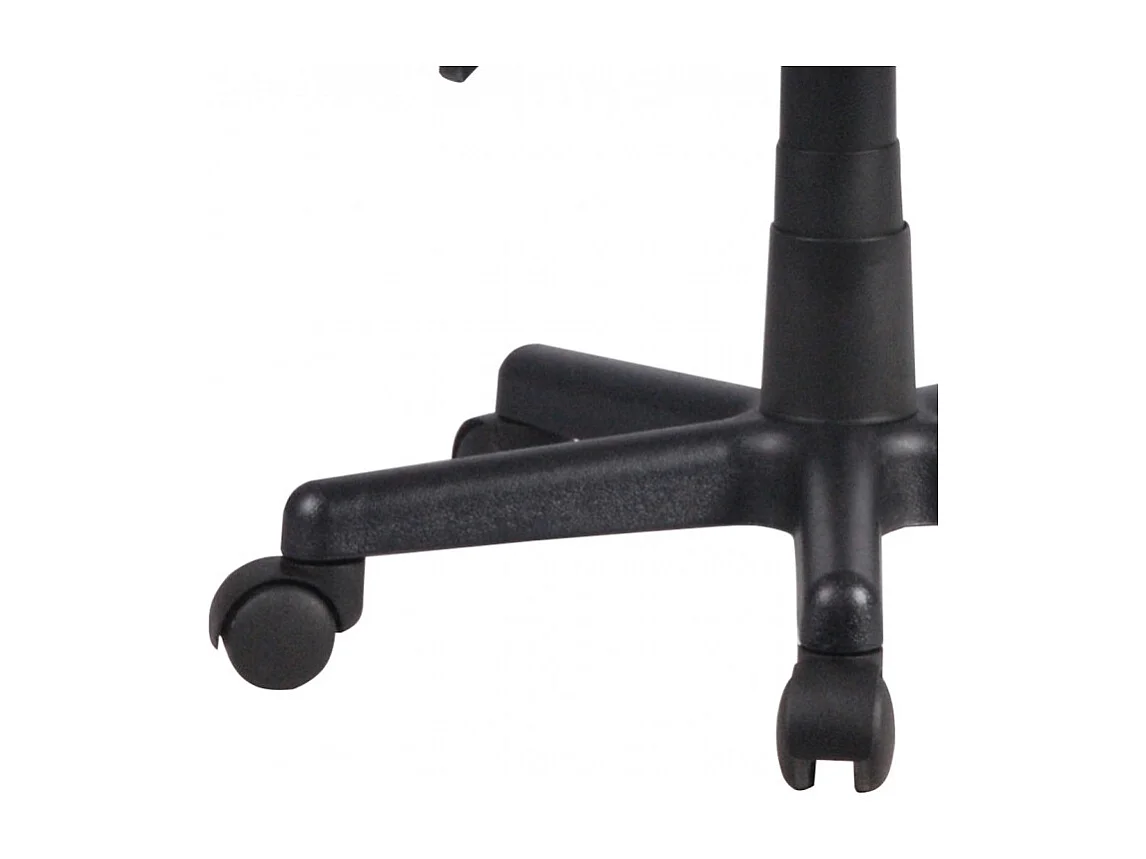 Fauteuil de bureau en simili noir et rouge avec roulettes - MASTER