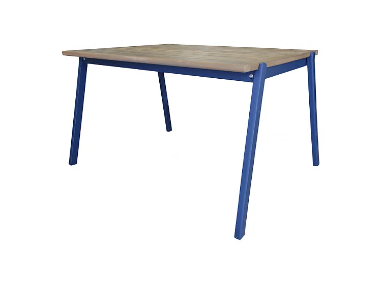 Table de jardin pour enfant en bois d'acacia bleu - CHARLOTTE 3422