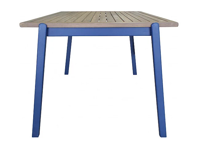 Table de jardin pour enfant en bois d'acacia bleu - CHARLOTTE 3422