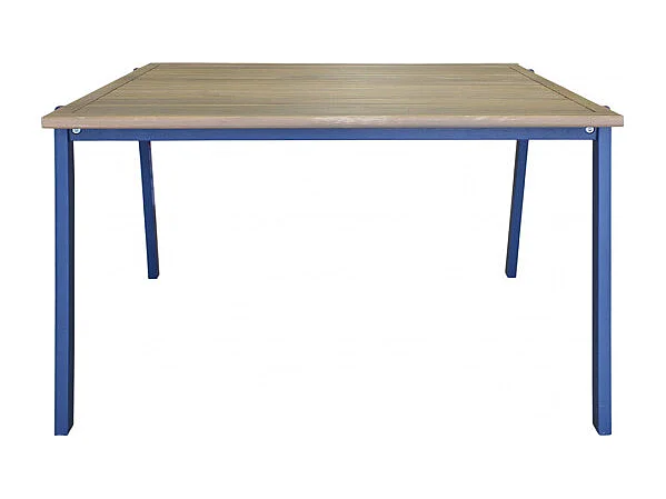 Table de jardin pour enfant en bois d'acacia bleu - CHARLOTTE 3422
