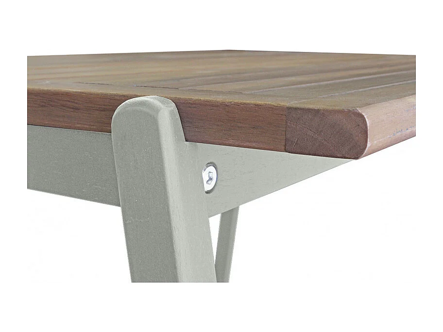 Table de jardin pour enfant en bois d'acacia vert - CHARLOTTE 3385