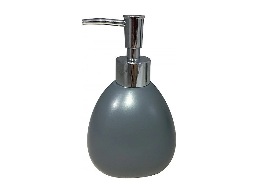 Set 3 accessoires salle de bain gris anthracite - LARA