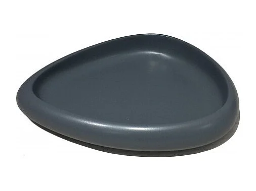 Set 3 accessoires salle de bain gris anthracite - LARA