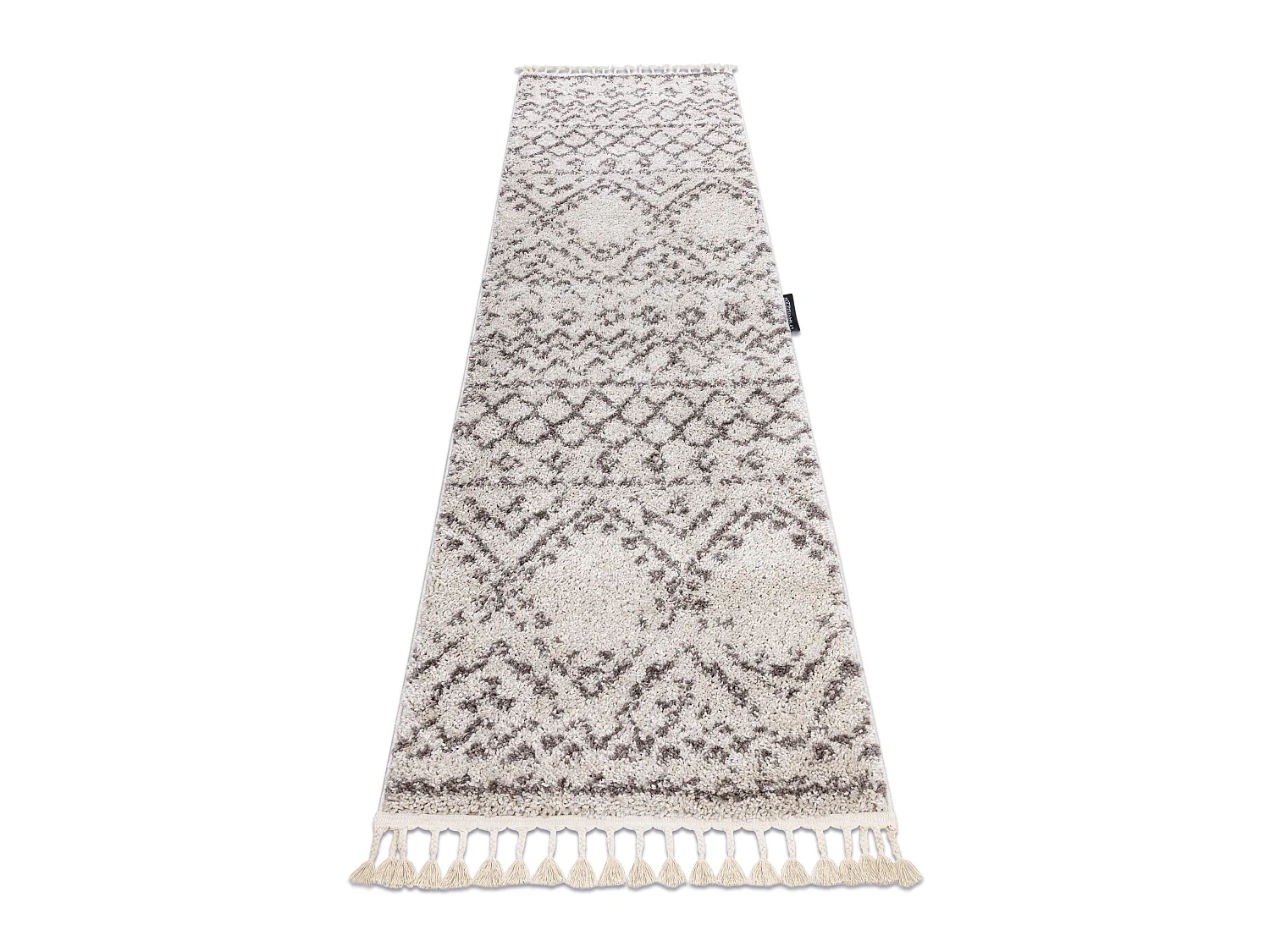 Tapijt, Vloerbekleding BERBER RABAT crème - voor keuken, naar de gang 70x200 cm