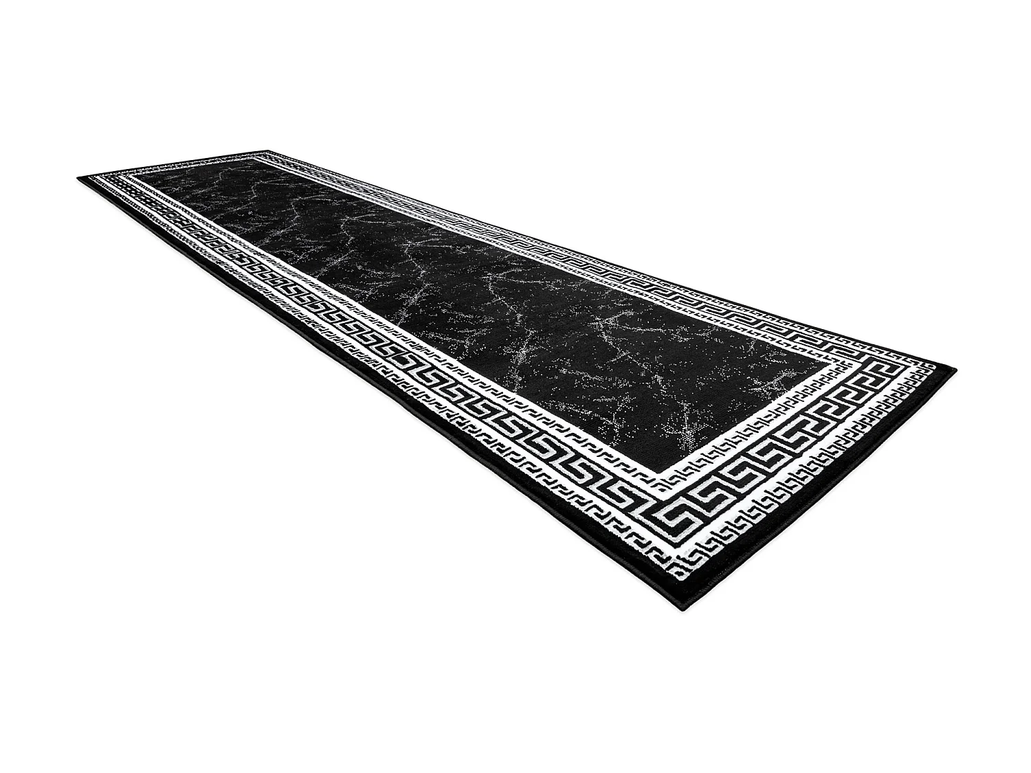 Tapis, le tapis de couloir GLOSS moderne 2813 87 élégant, cadre, gre 70x200 cm