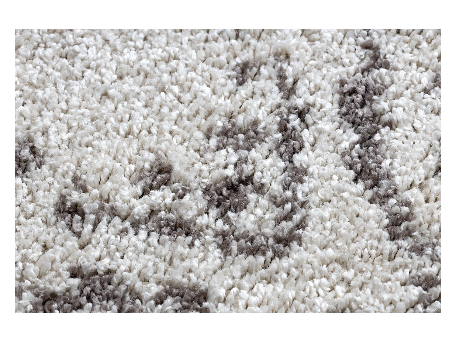 Tapijt, Vloerbekleding BERBER RABAT crème - voor keuken, naar de gang 80x250 cm