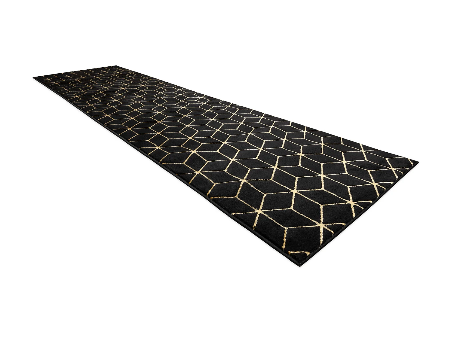 Tapis, le tapis de couloir GLOSS moderne 409C 86 cube élégant, glamo 80x200 cm