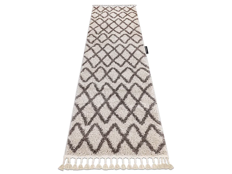 Le tapis, le tapis de couloir BERBERE BENI crème - pour la cuisine, l 80x250 cm