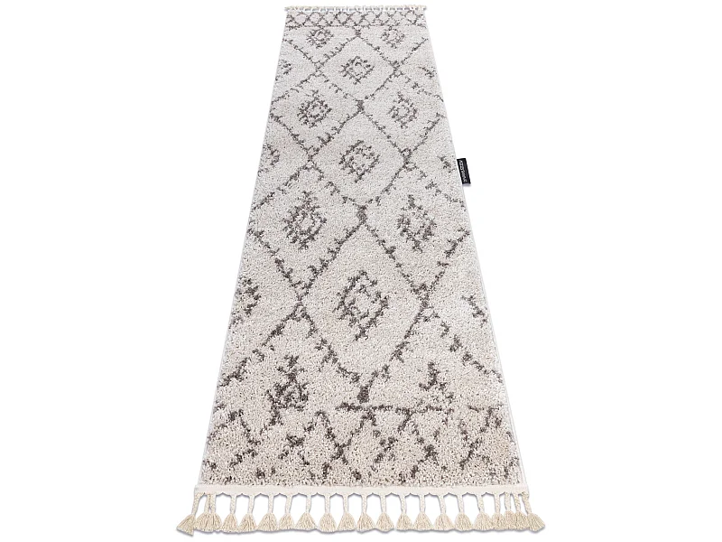 Le tapis, le tapis de couloir BERBERE FEZ crème - pour la cuisine, l' 80x200 cm