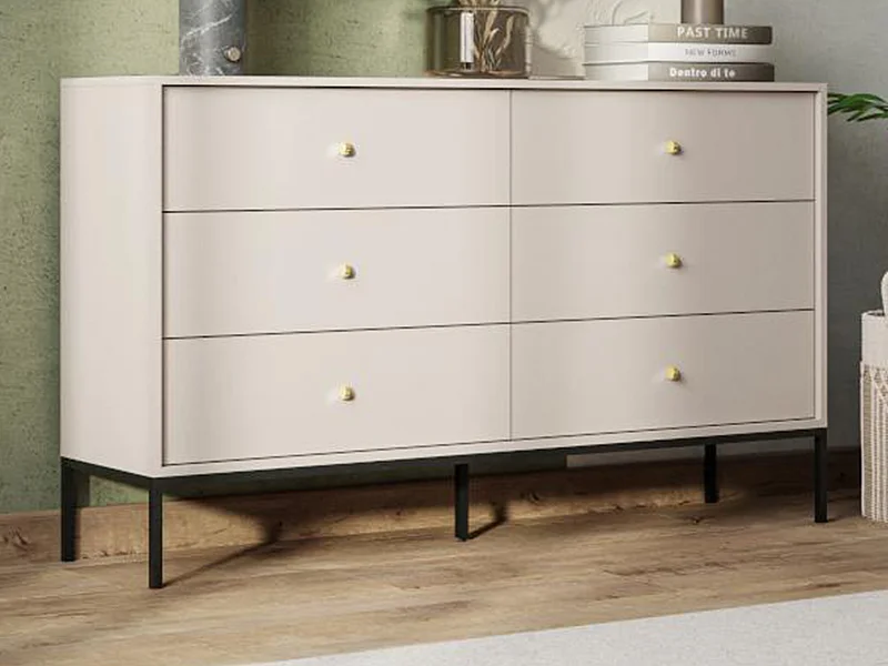 Ladekast met 6 laden - Beige - BOGDAN