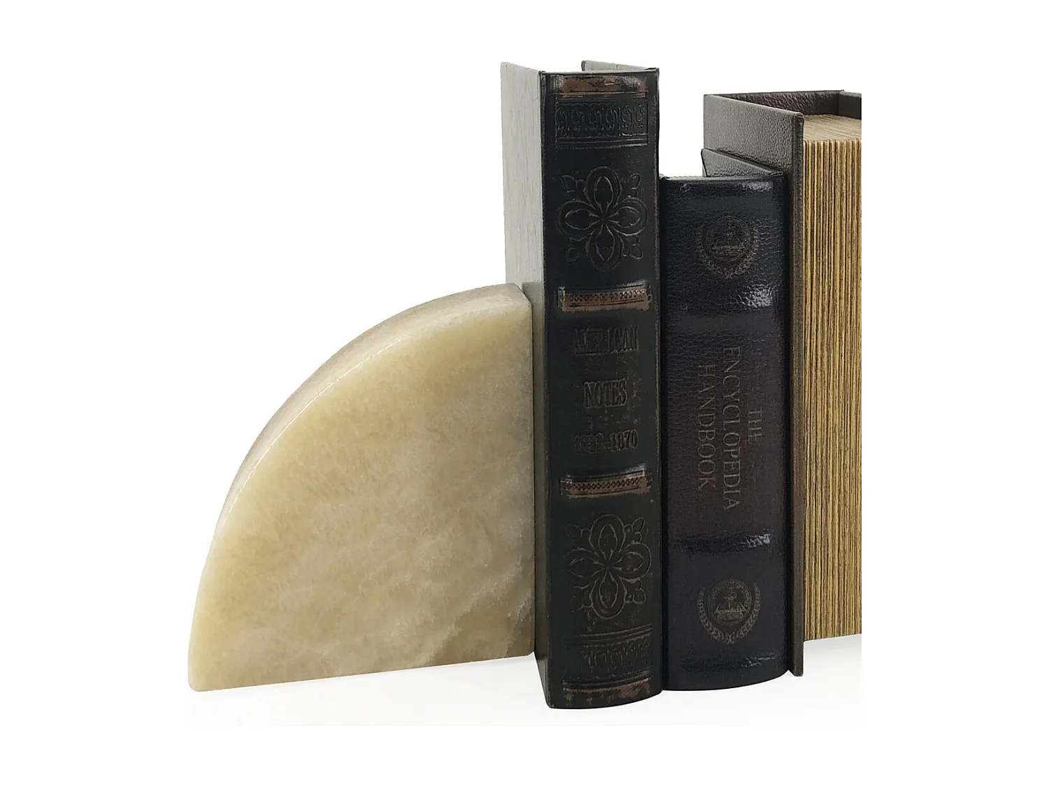 ONYX -Serre-livres en onyx