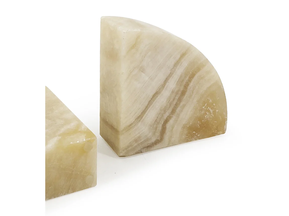 ONYX -Serre-livres en onyx