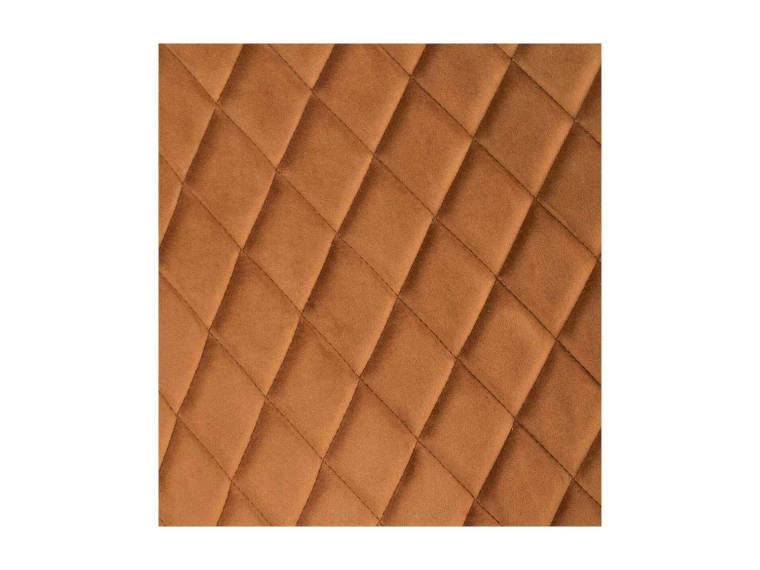 MELISSA - Fauteuil rembourré velours orange