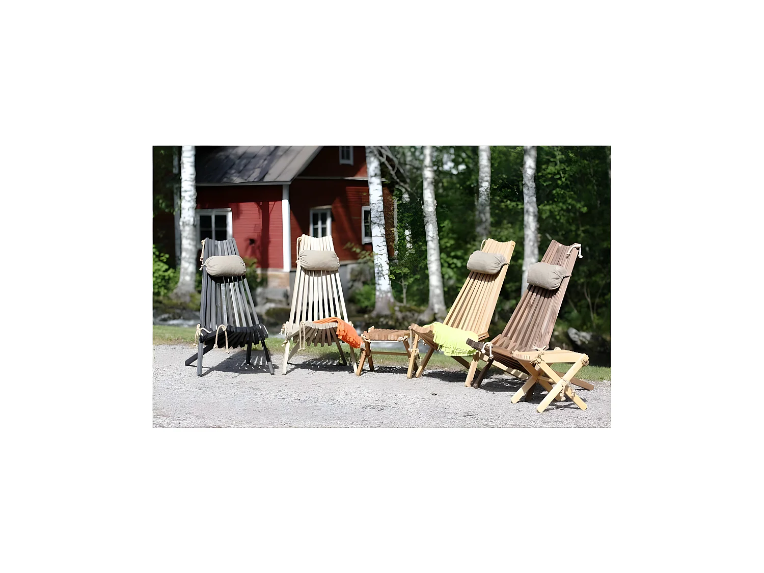 Sowohl Fußbank als auch Beistelltisch "Lilly"