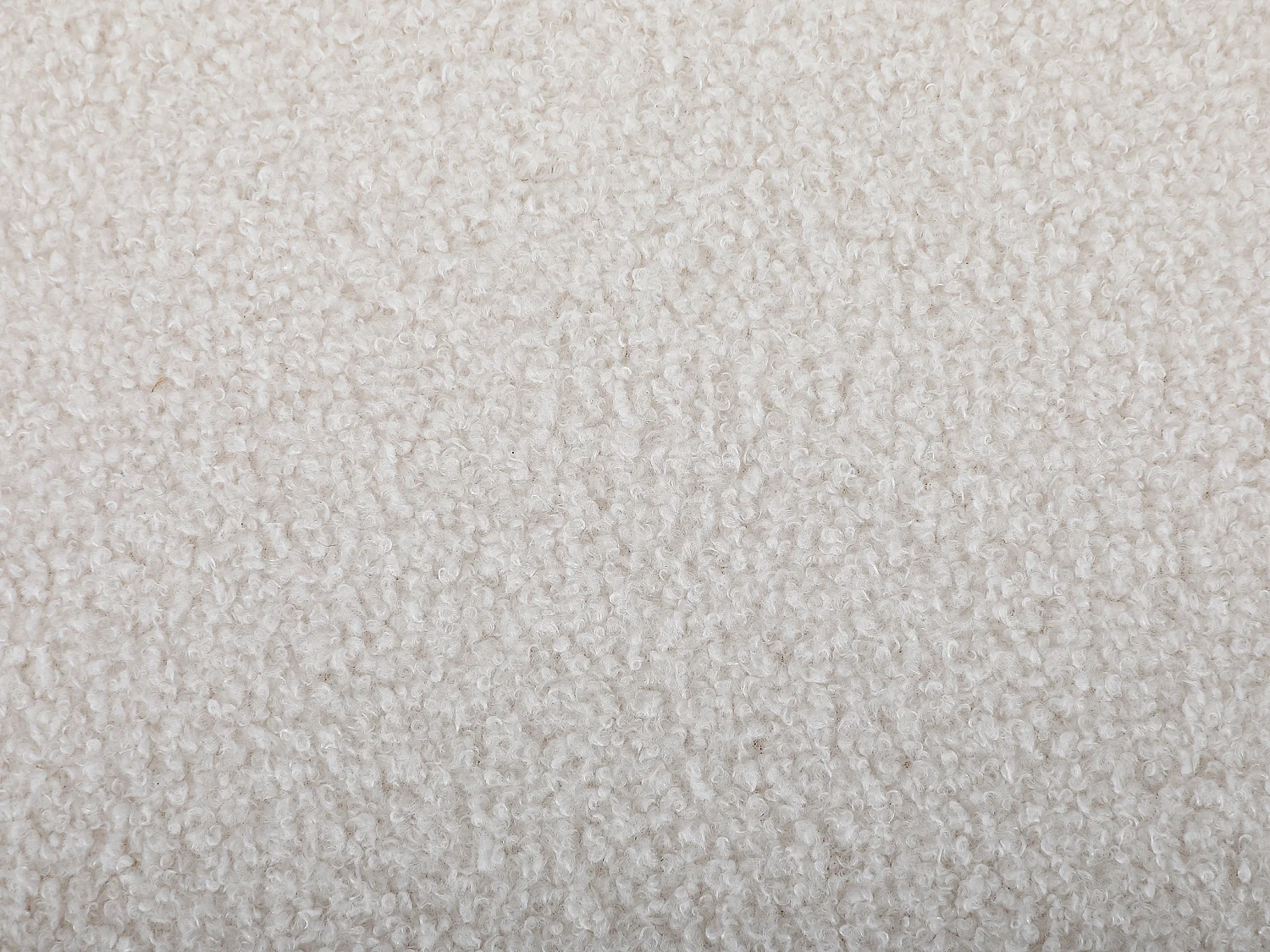 Banktruhe - Bouclé-Stoff - Weiß - ECAMBI