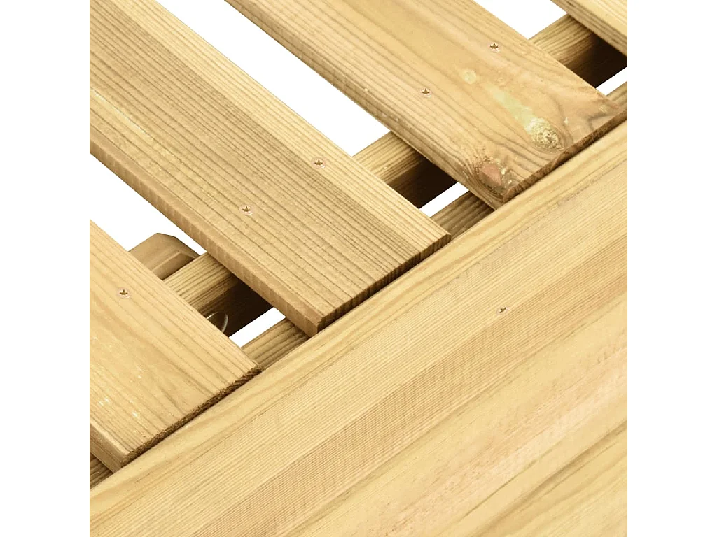 Poltrona lounge con tavolo Legno di pino impregnato di verde