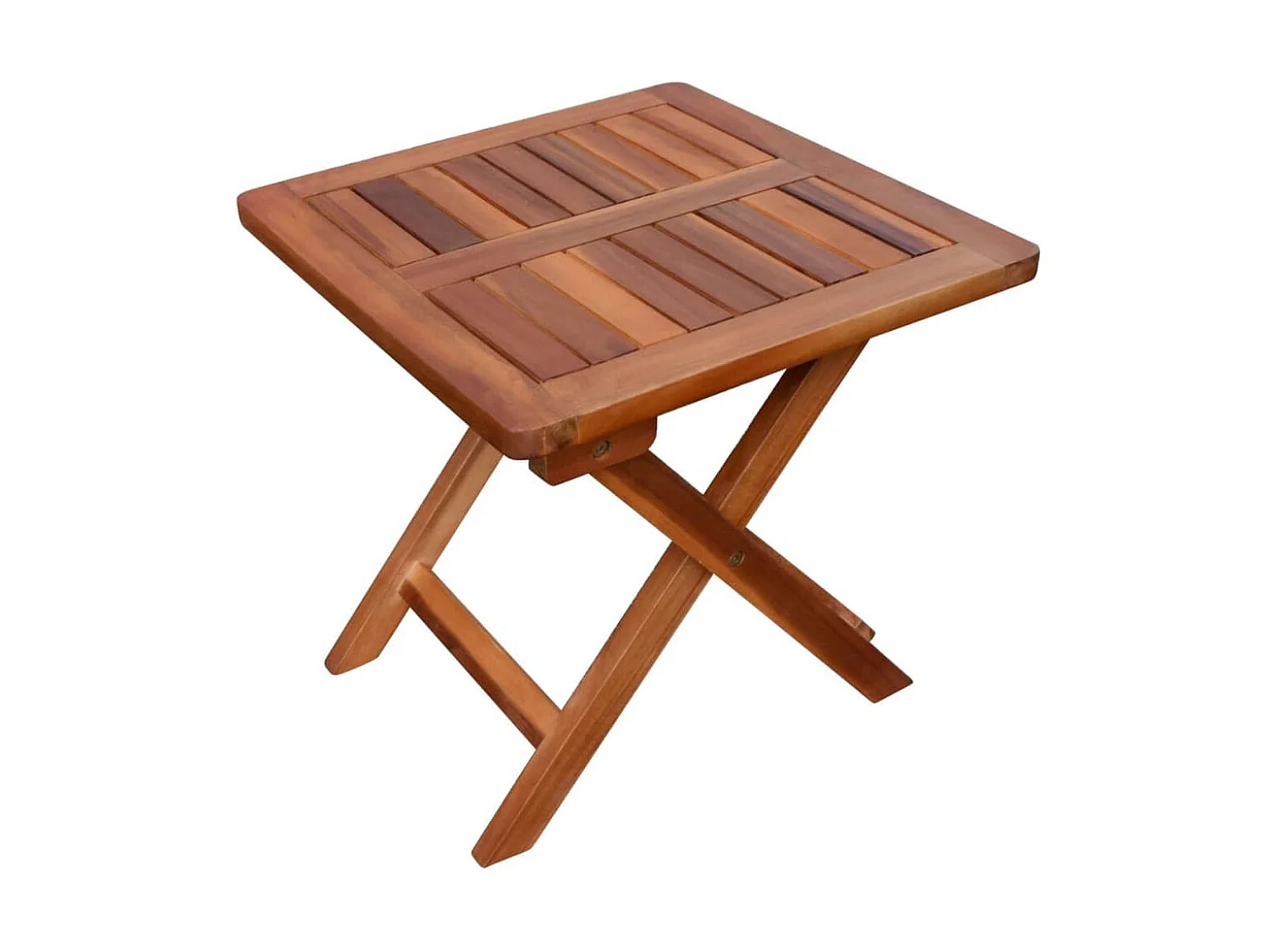 Chaise longue avec table Bois d'acacia solide