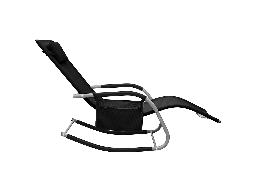 Sillón Textilène Negro y gris