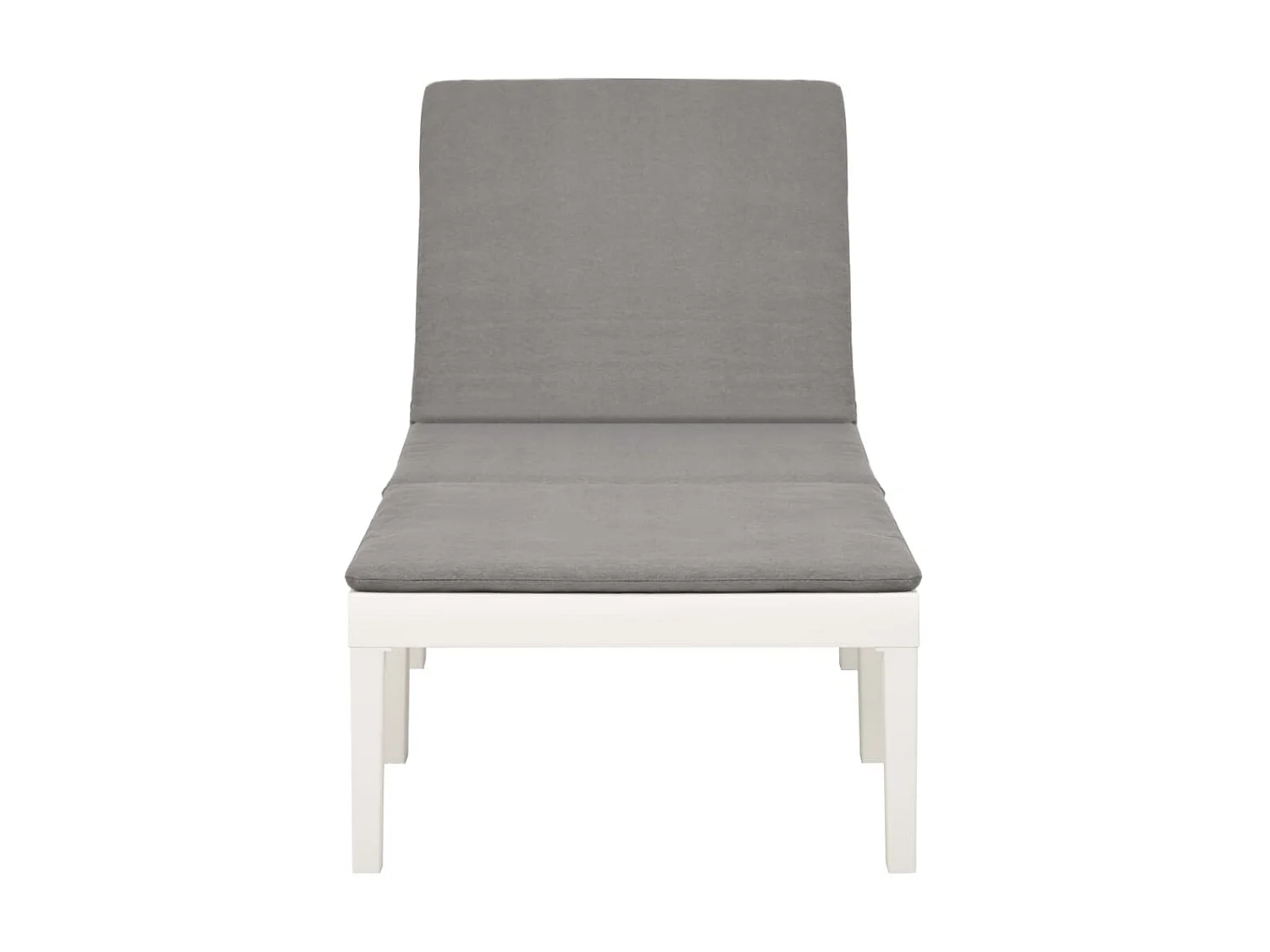 Sillón con cojín Plástico Blanco