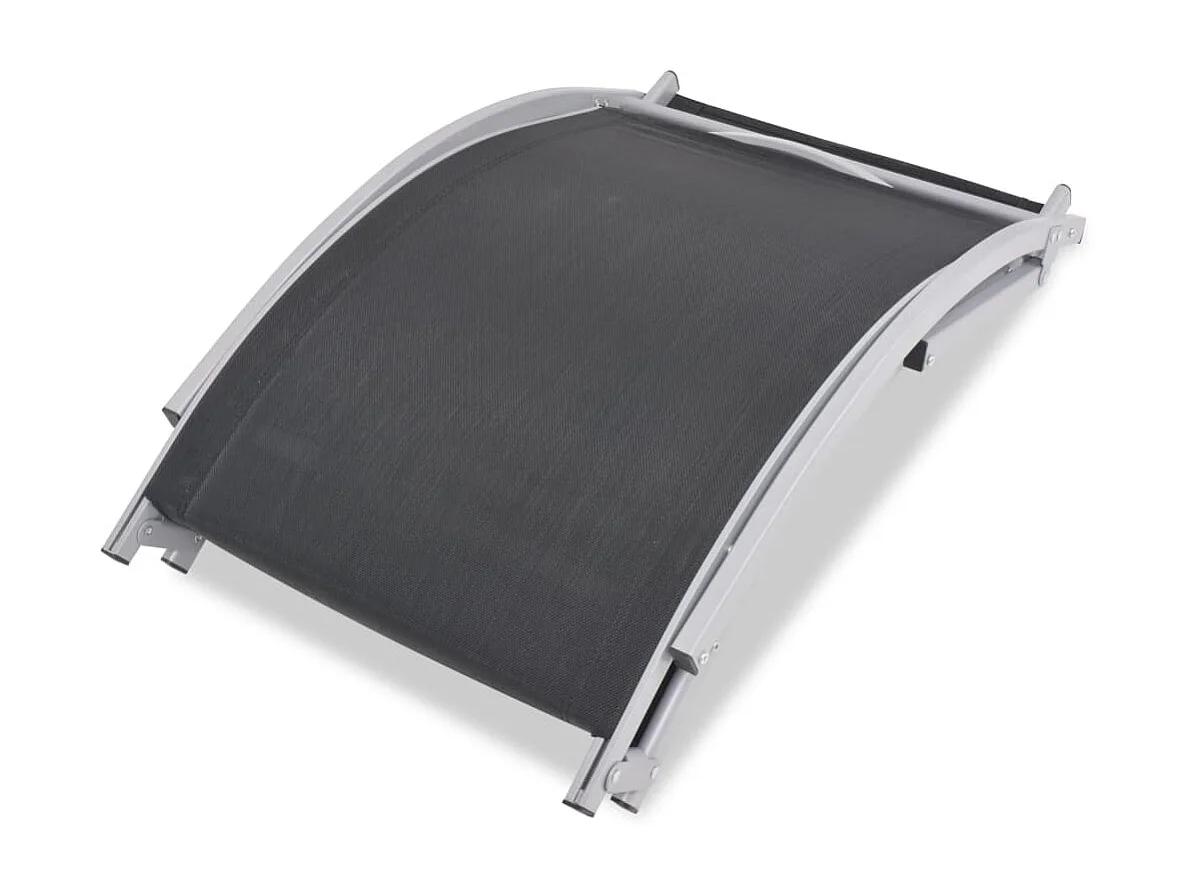 Tumbonas plegables 2 piezas Aluminio y Textileno