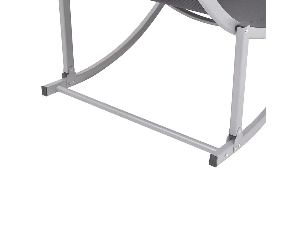 Tumbonas plegables 2 piezas Aluminio y Textileno