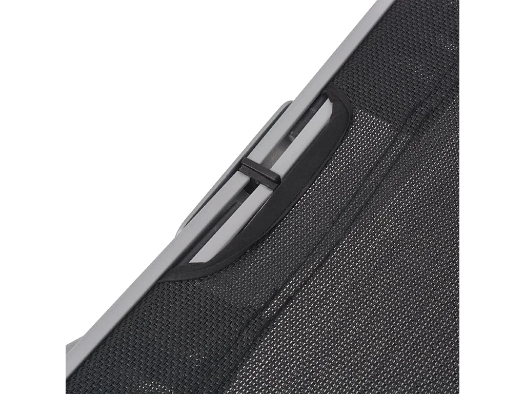 Tumbonas plegables 2 piezas Aluminio y Textileno