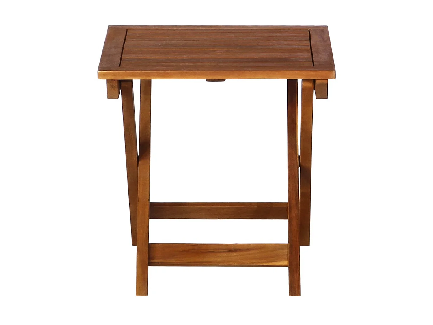 Chaise longue avec table à thé 3 pcs Bois d'acacia massif