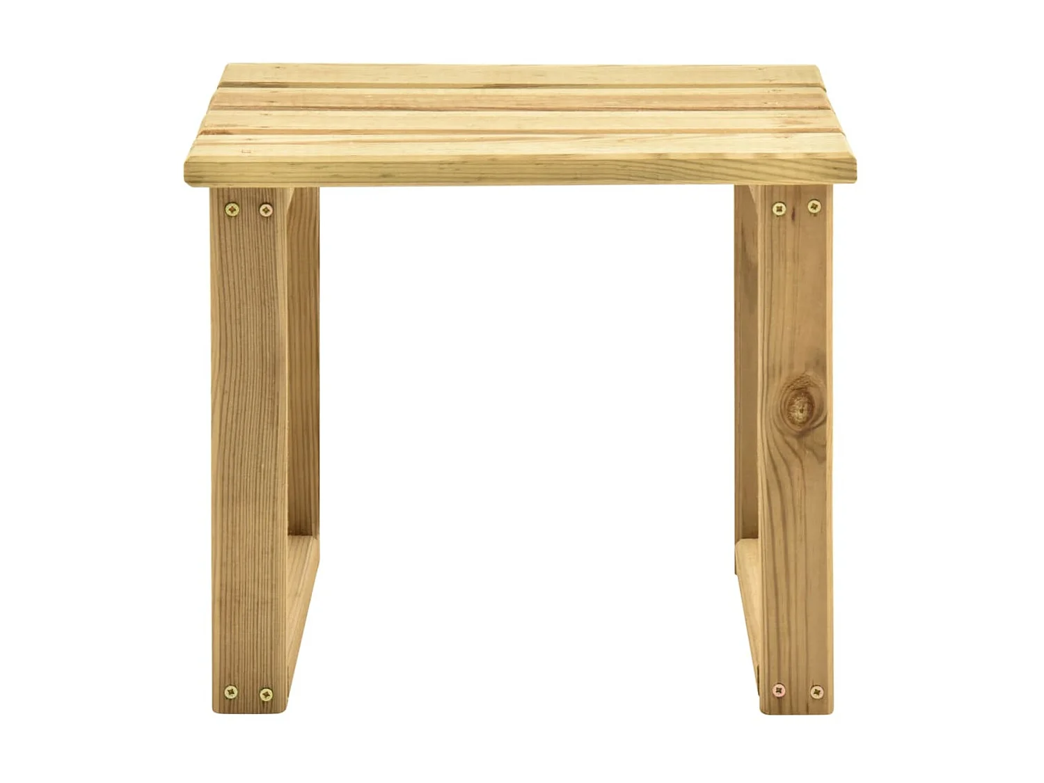 Chaise longue de jardin avec table Bois de pin imprégné