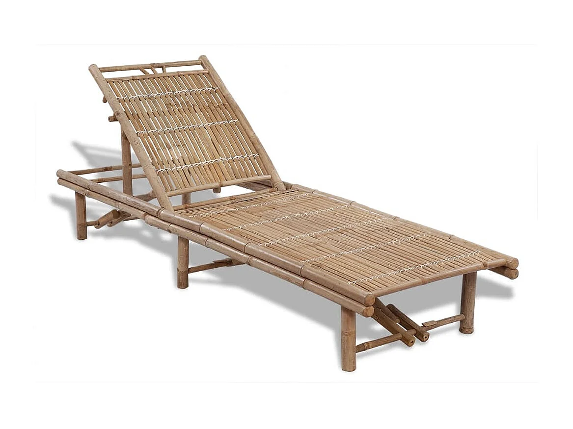 Espreguiçadeira de bambu
