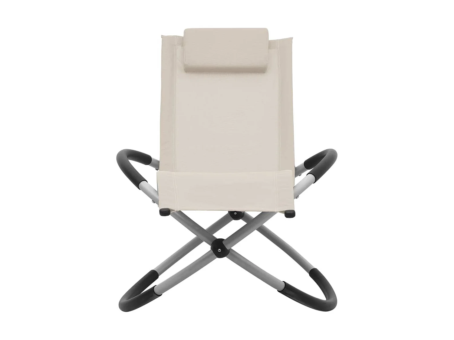 Kinderfauteuil Staal Crème