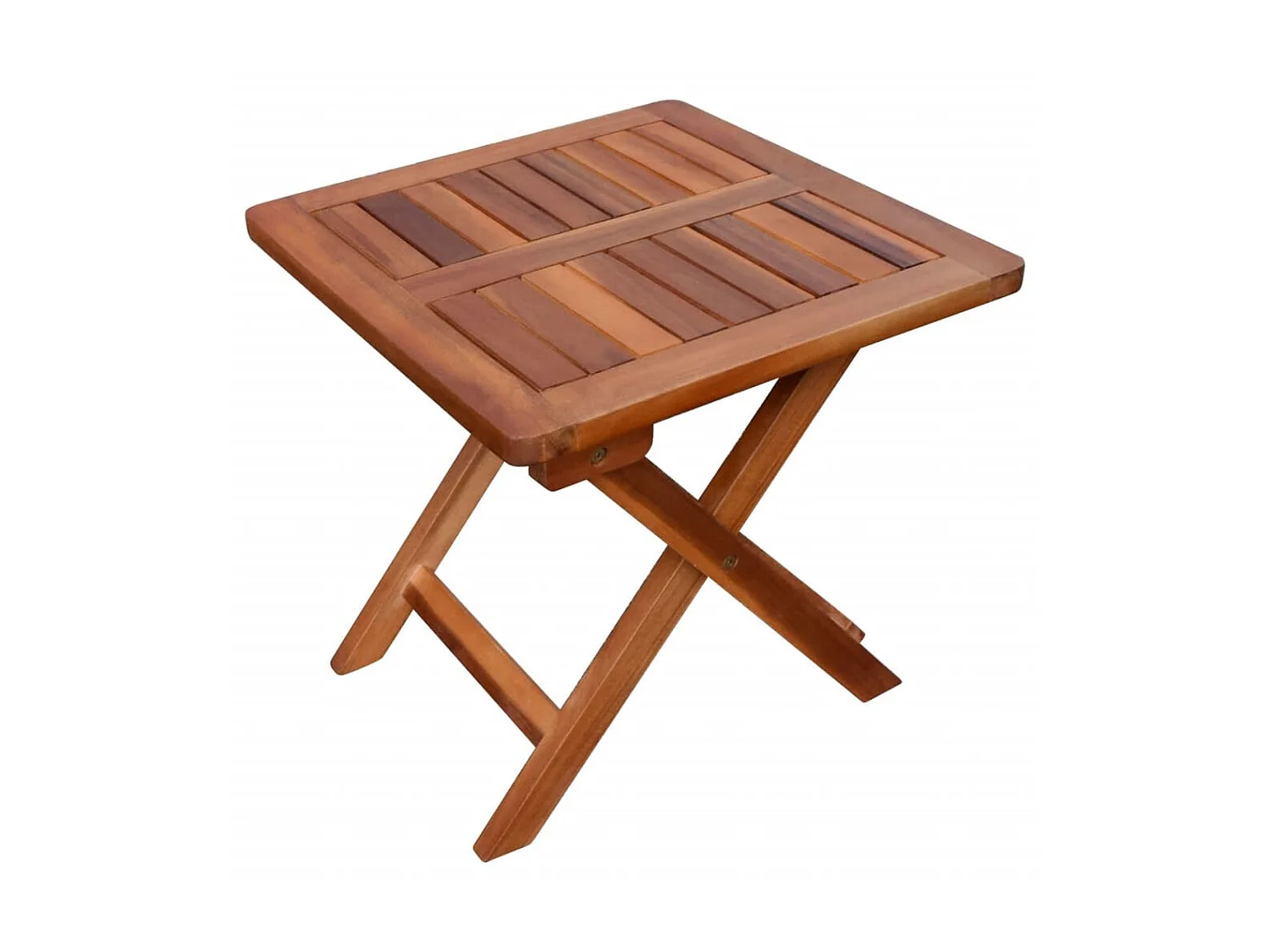 2 sedie a sdraio con tavolo. Legno massello di acacia