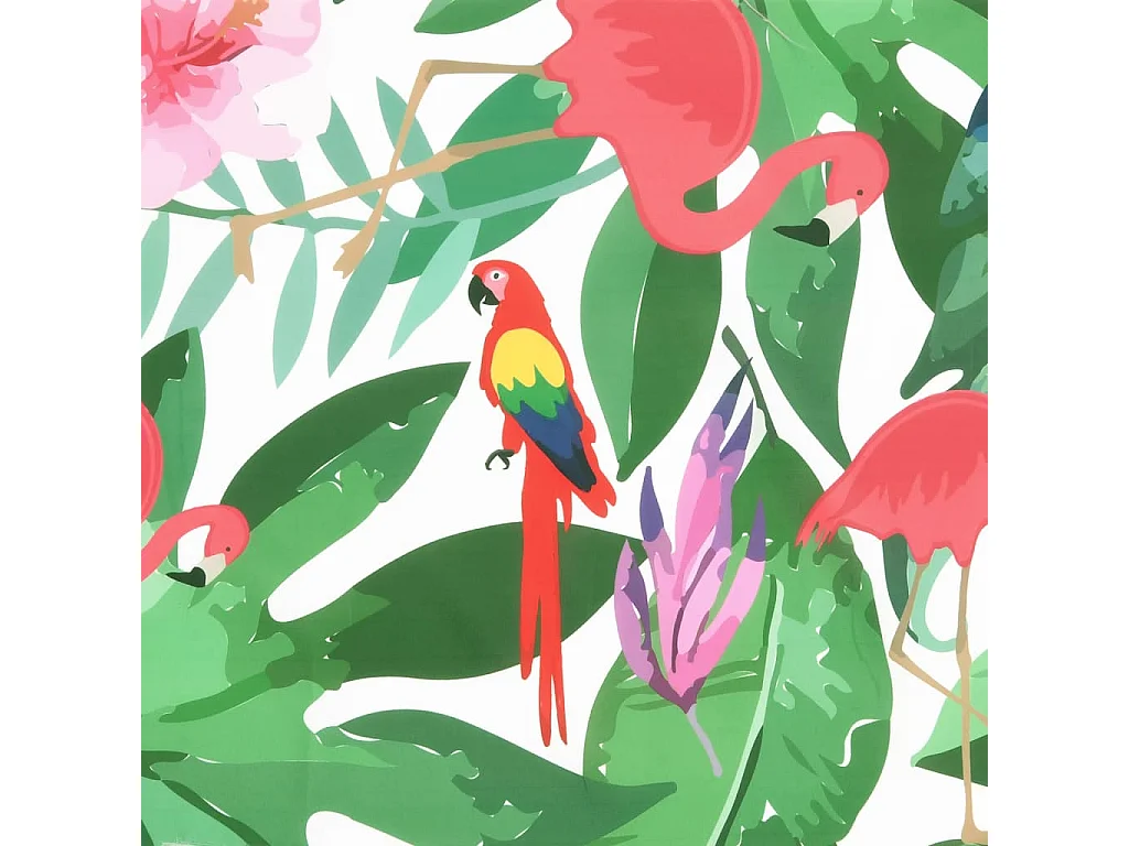 Cojín banco de jardín tela multicolor 110x50x7 cm