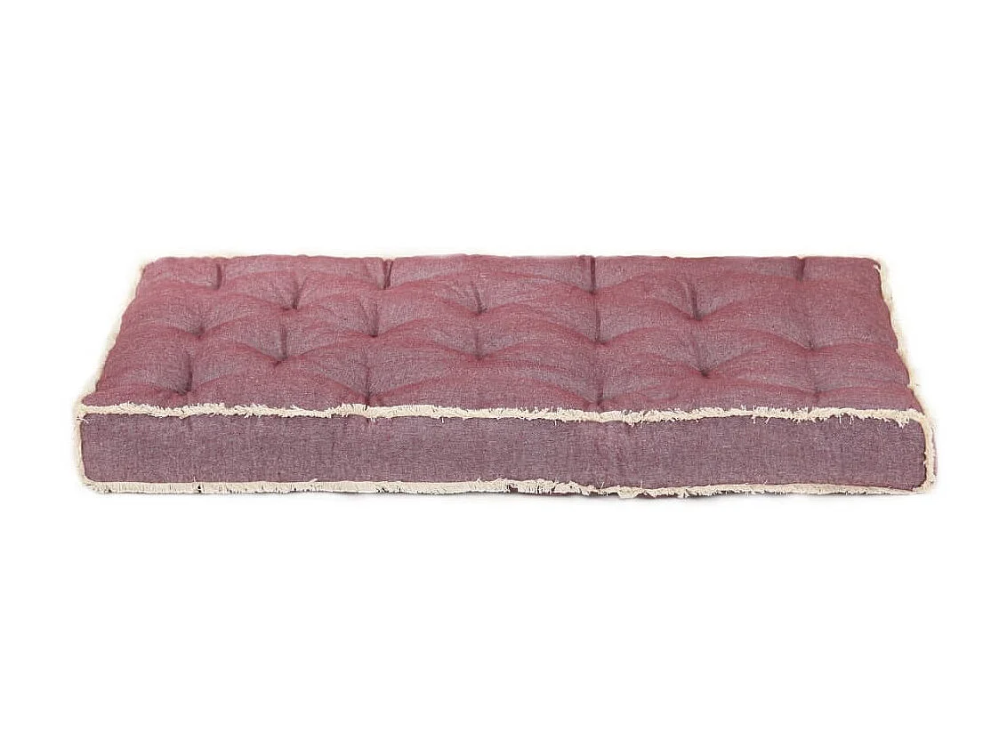 Coussin de canapé palette Rouge bordeaux 120x80x10 cm