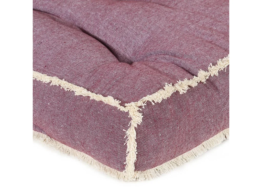 Coussin de canapé palette Rouge bordeaux 120x80x10 cm