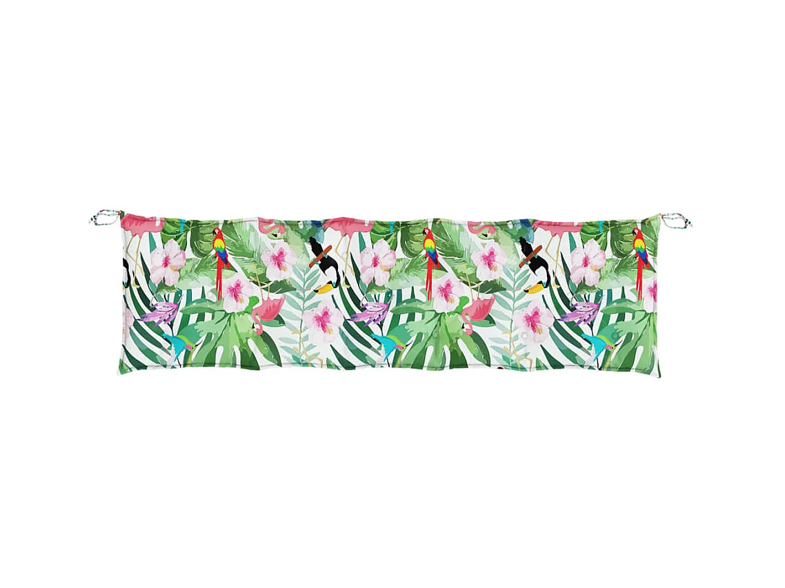 Cuscino per panca da giardino multicolore 180x50x7 cm in tessuto oxford