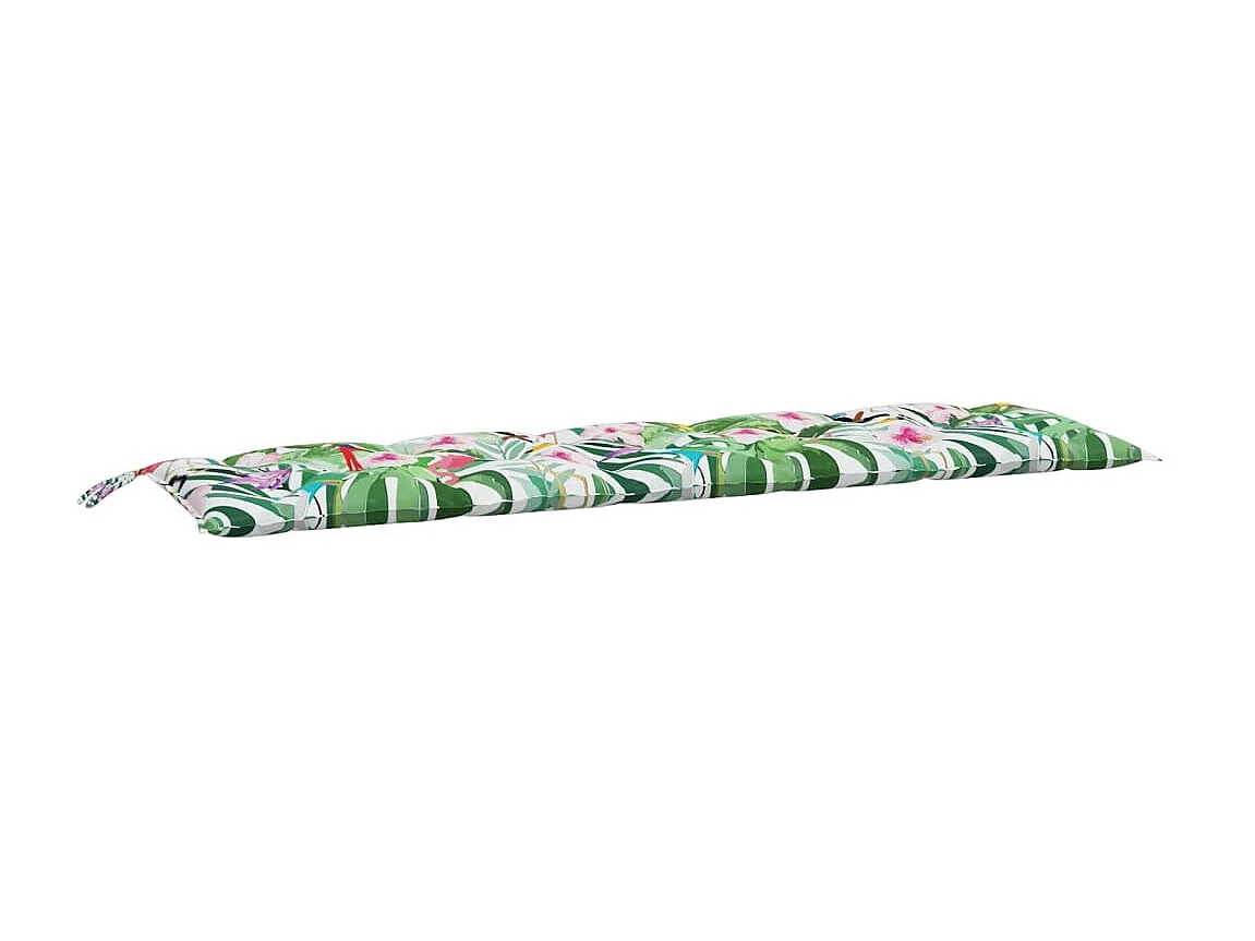 Coussin de banc de jardin multicolore 180x50x7 cm tissu oxford