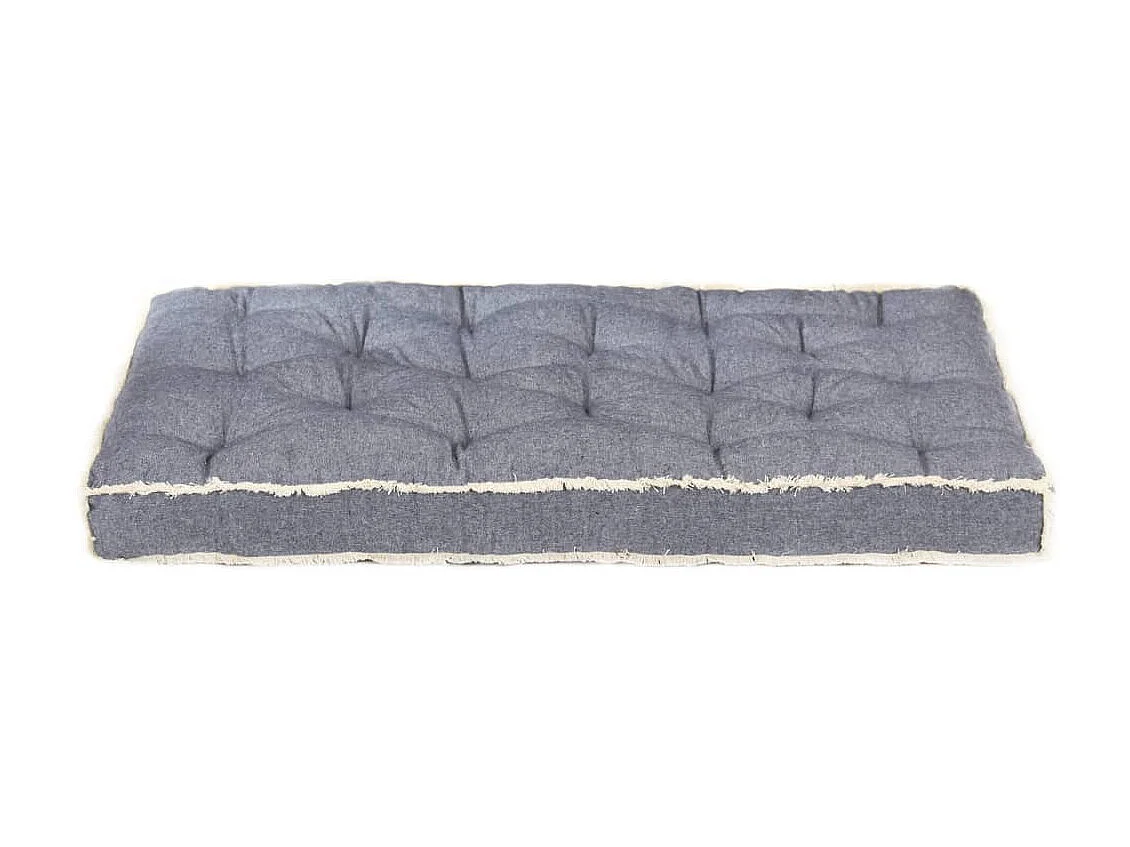 Coussin de canapé palette Bleu 120x80x10 cm