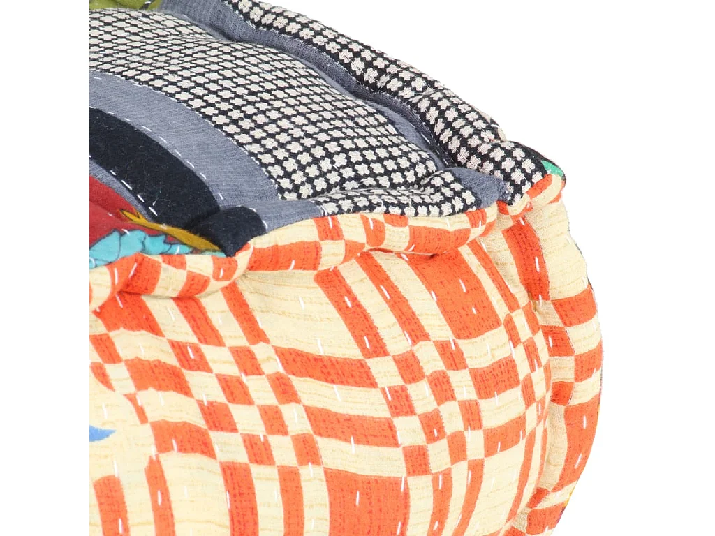 Pouf modulaire Patchwork Tissu