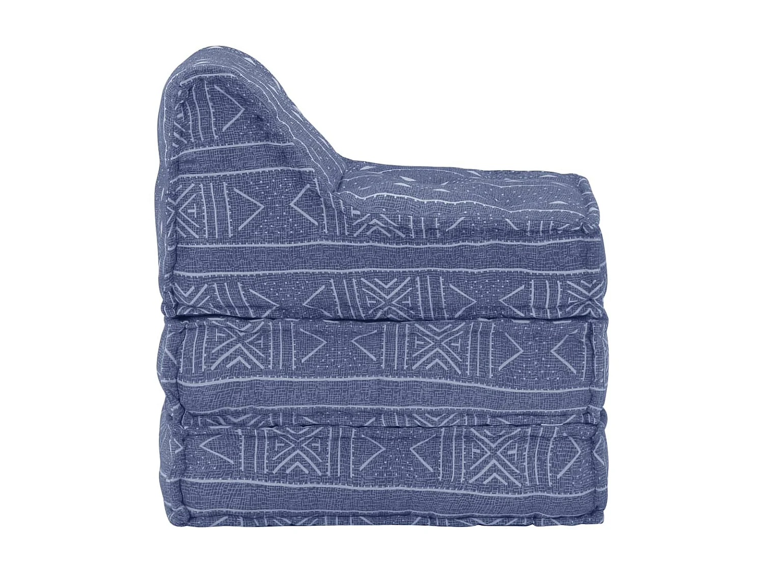 Pouf modulaire Indigo Tissu