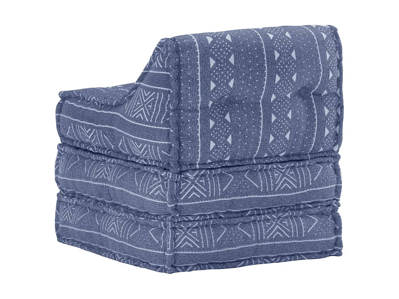 Pouf modulaire Indigo Tissu