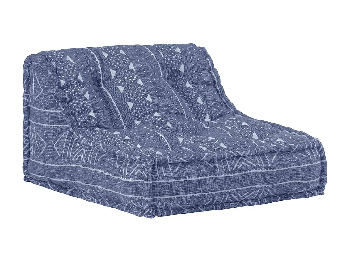 Pouf modulaire Indigo Tissu