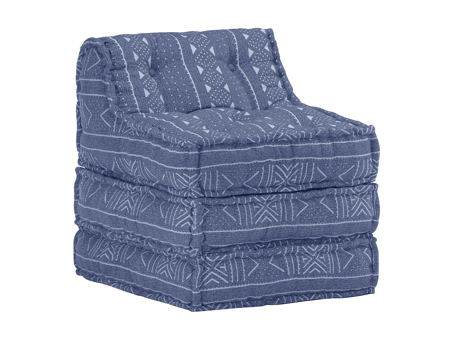 Pouf modulaire Indigo Tissu