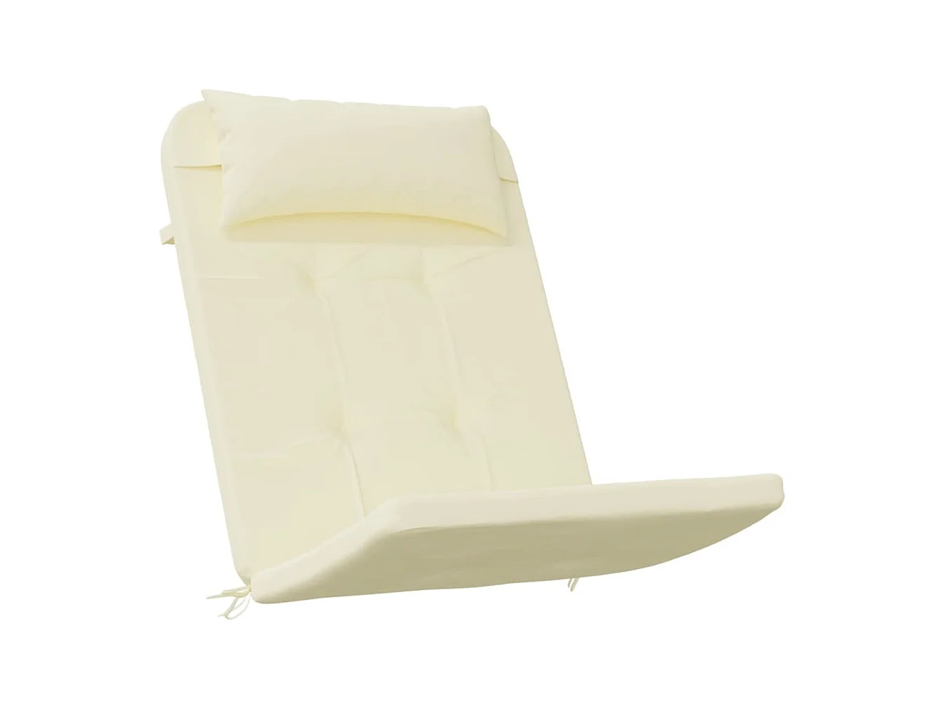 Coussins de chaise adirondack lot de 2 beige tissu oxford