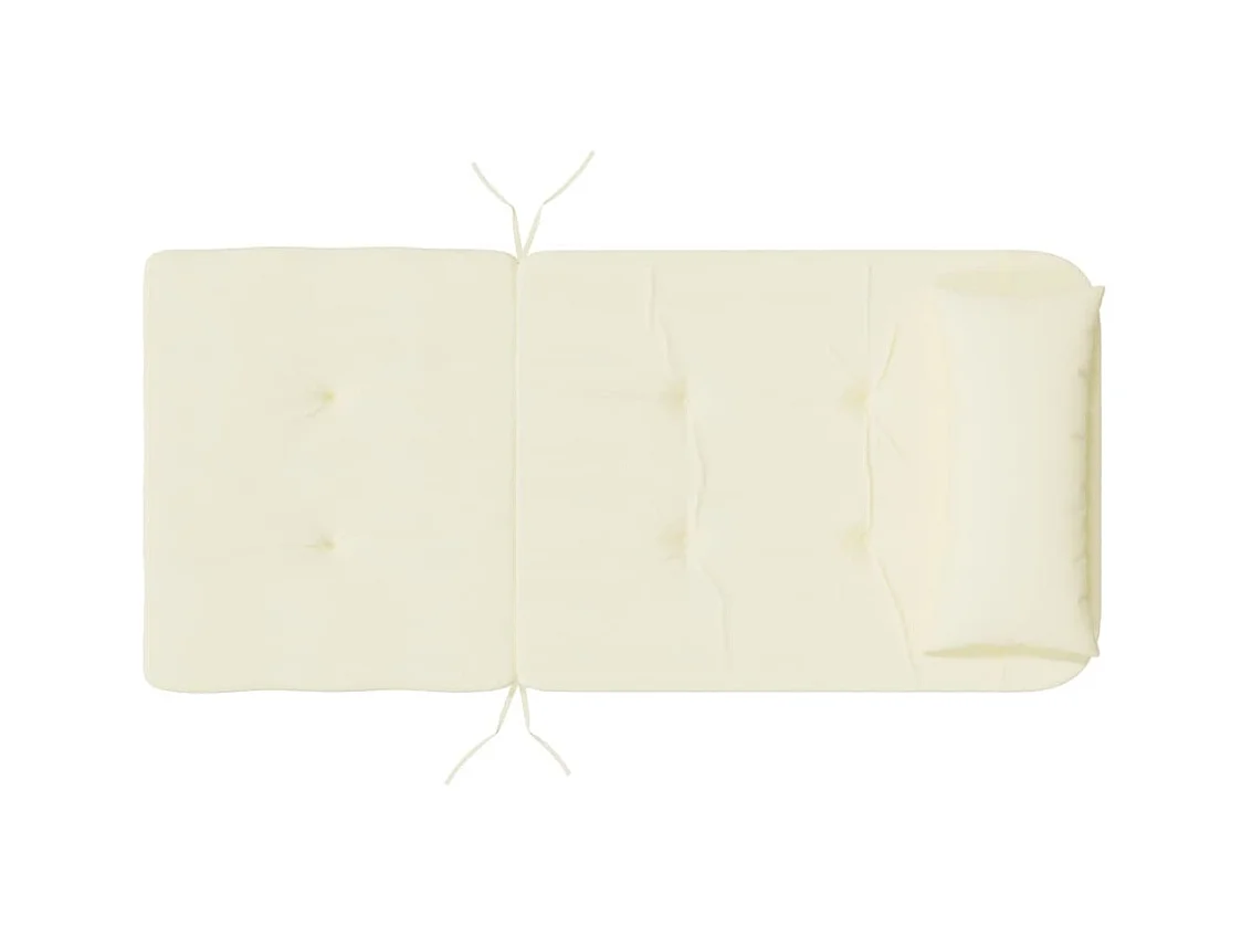 Coussins de chaise adirondack lot de 2 beige tissu oxford