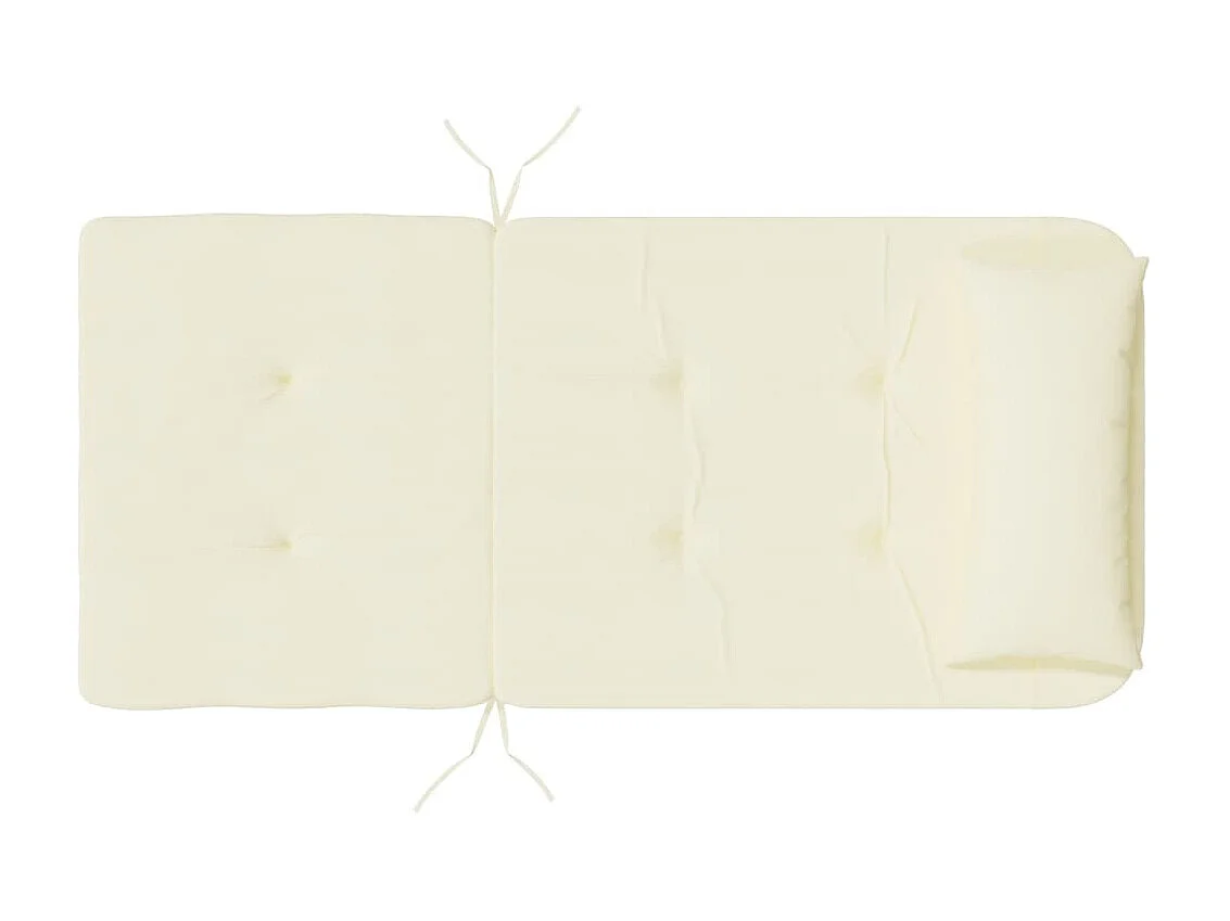 Coussins de chaise adirondack lot de 2 beige tissu oxford